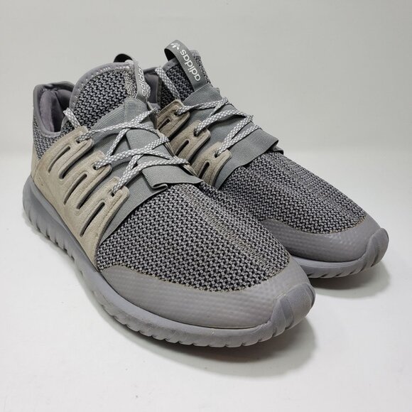 Adidas Tubular Radial Solid Grey Mens 13 - Picture 5 of 10